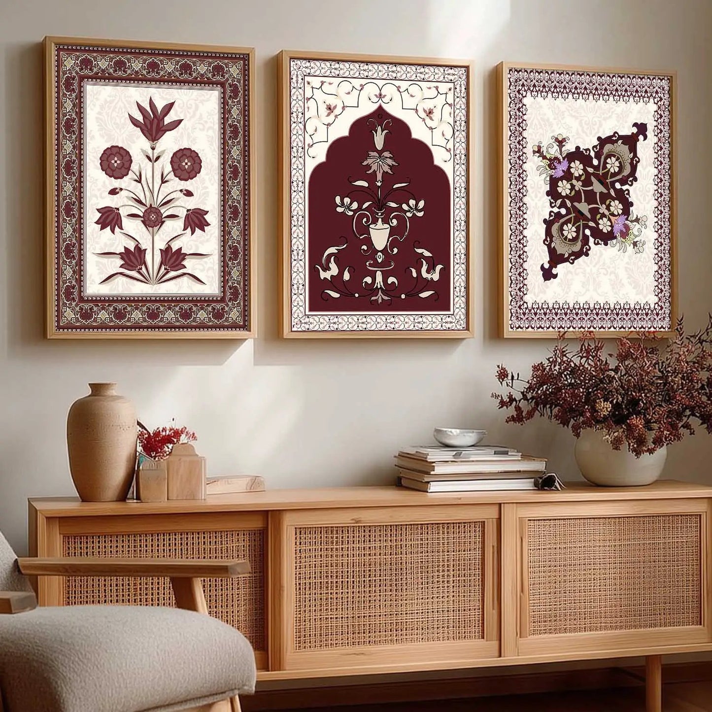 Traditional  Wall  Art Paintings for Living Room - Wall Poster With frames