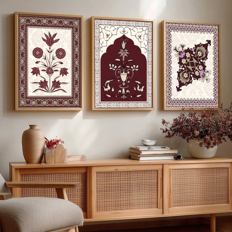 Traditional  Wall  Art Paintings for Living Room - Wall Poster With frames