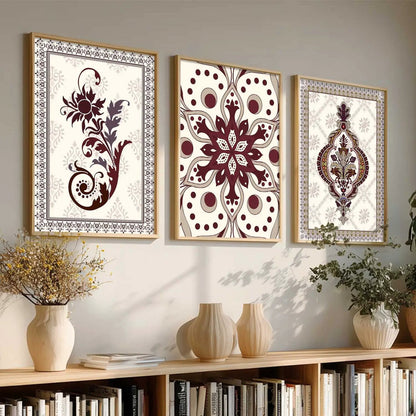 Traditional  Wall Art  Paintings for Living Room - Wall Poster With frames