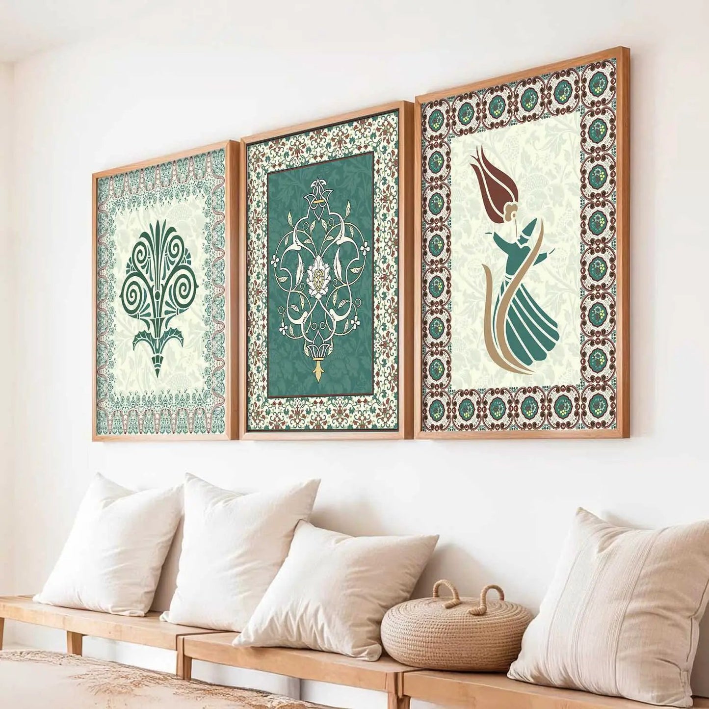 Traditional  Wall Art Paintings for Living Room - Wall Poster With frames