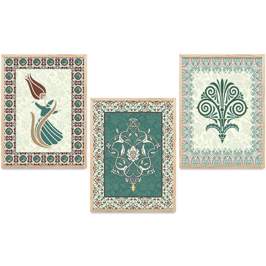 Traditional  Wall Art Paintings for Living Room - Wall Poster With frames