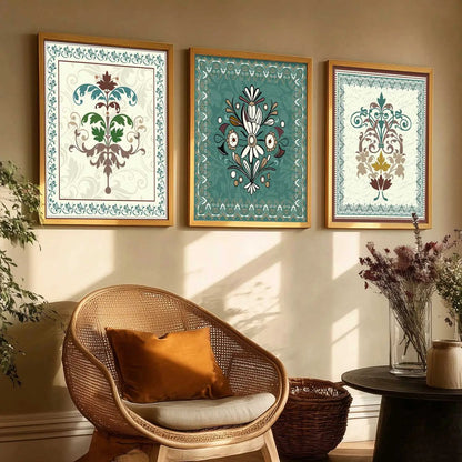 Traditional  Wall  Art Paintings for Living Room - Wall Poster With frames