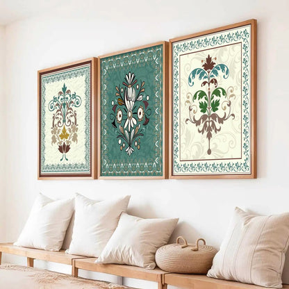 Traditional  Wall  Art Paintings for Living Room - Wall Poster With frames