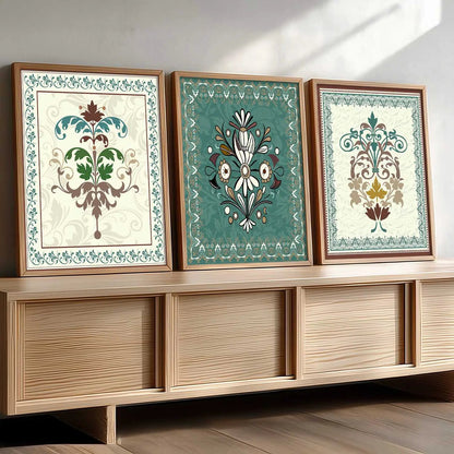 Traditional  Wall  Art Paintings for Living Room - Wall Poster With frames