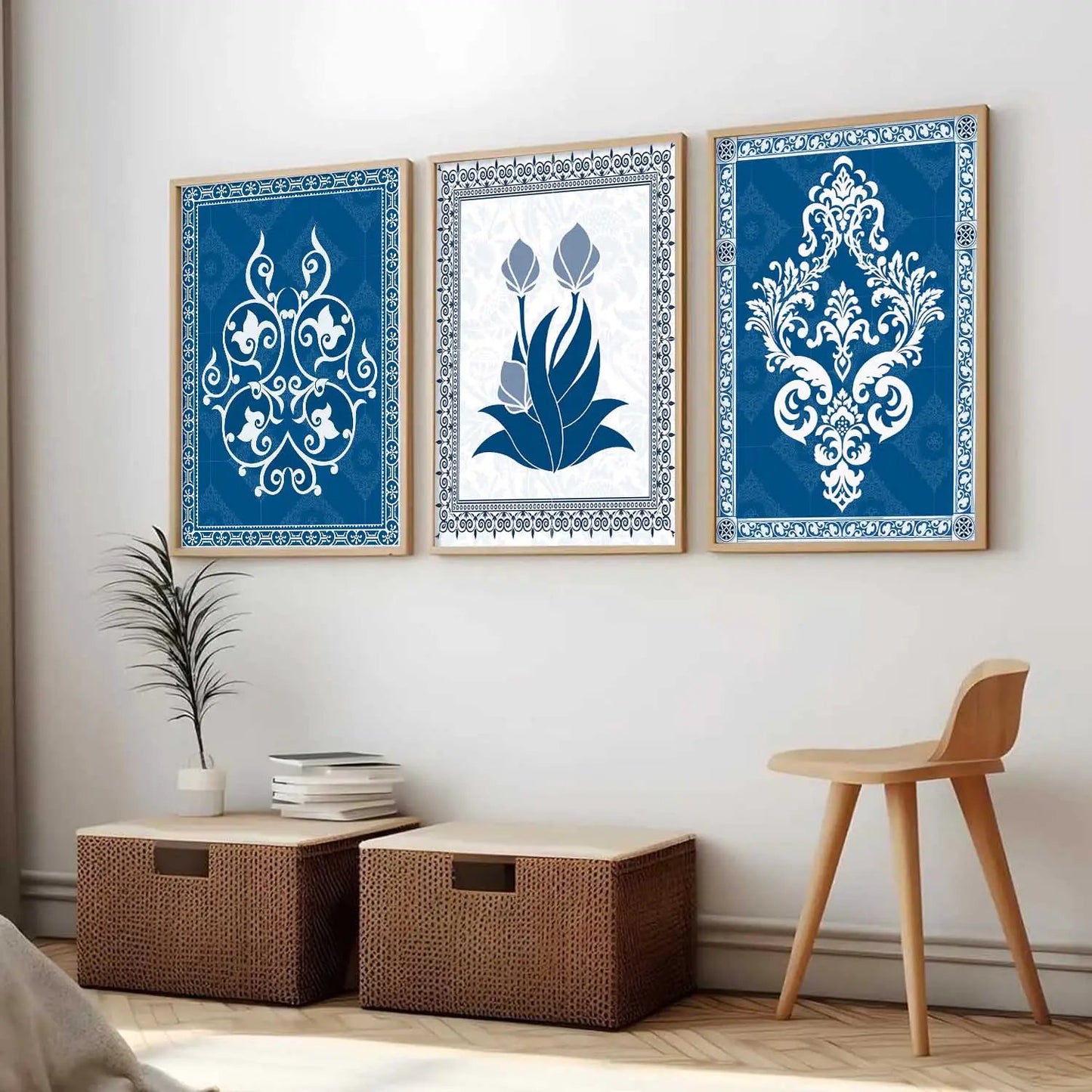 Traditional  Wall  Art  Paintings for Living Room - Wall Poster With frames