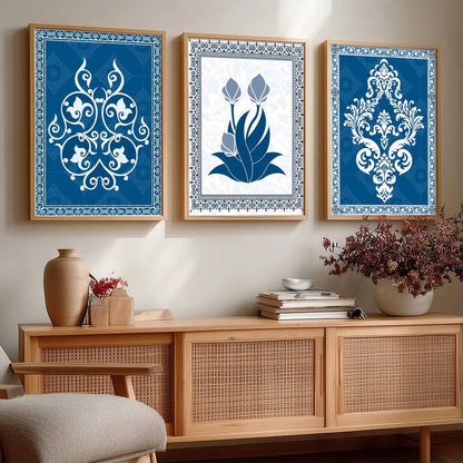 Traditional  Wall  Art  Paintings for Living Room - Wall Poster With frames