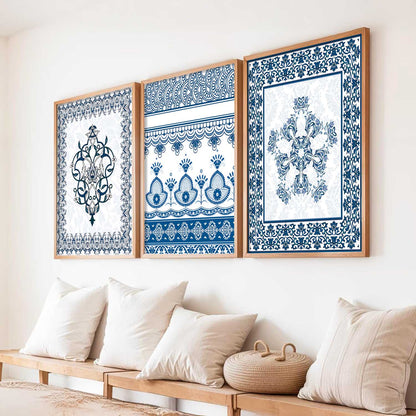 Traditional  Wall Art Paintings for Living Room - Wall Poster With frames