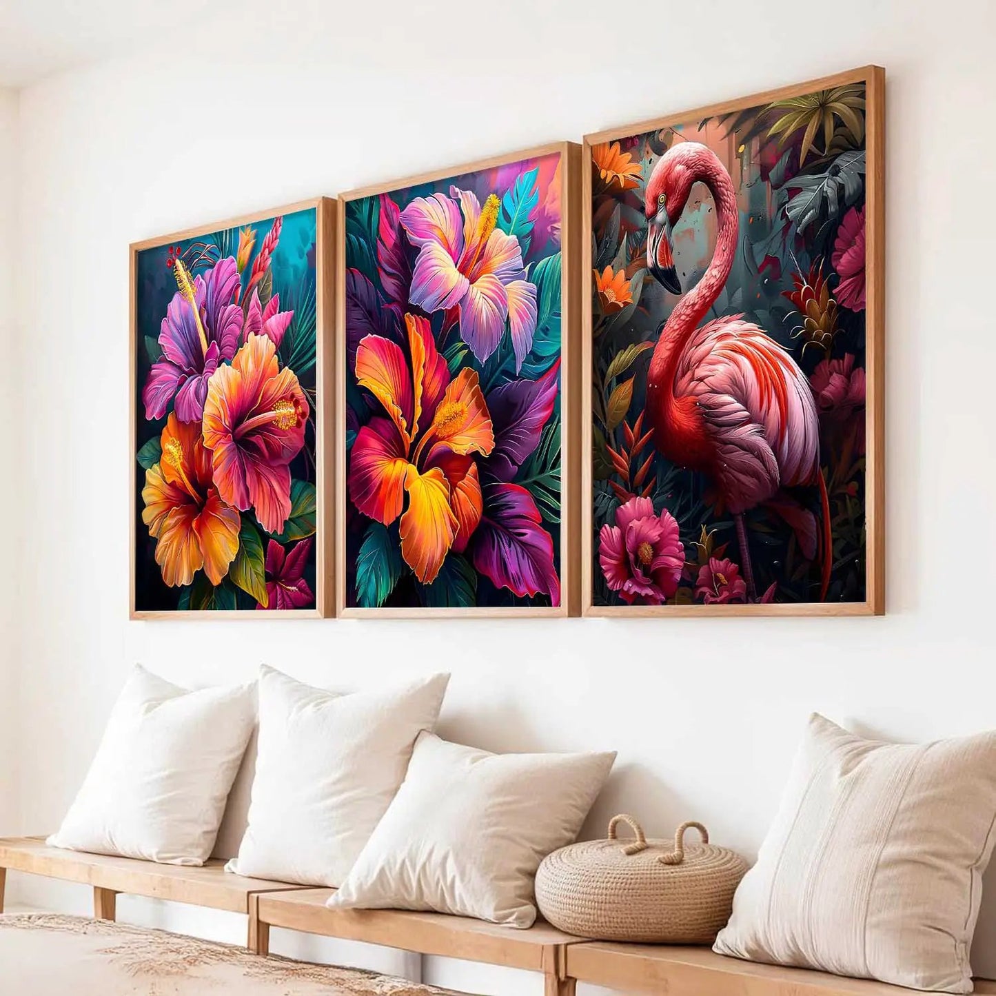 Modern  Wall  Art  Paintings for Living Room - Wall Poster With frames