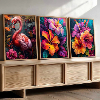 Modern  Wall  Art  Paintings for Living Room - Wall Poster With frames