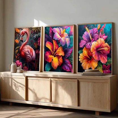 Modern  Wall  Art  Paintings for Living Room - Wall Poster With frames