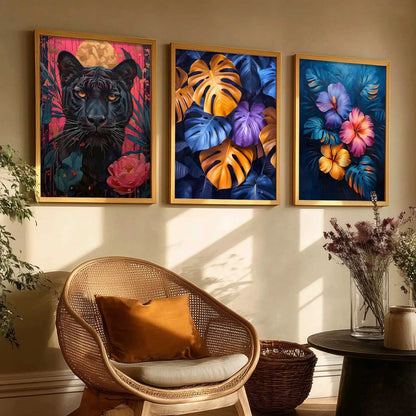Modern  Wall  Art  Paintings for Living Room - Wall Poster With frames