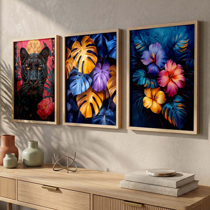 Modern  Wall  Art  Paintings for Living Room - Wall Poster With frames