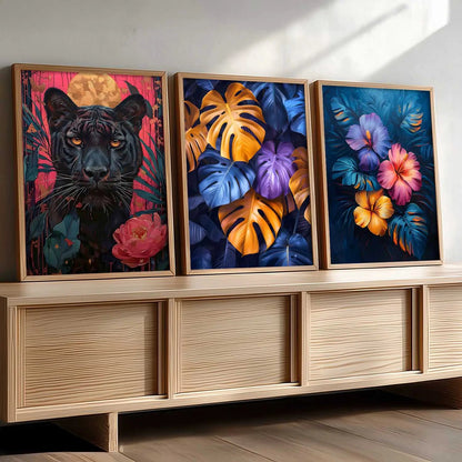 Modern  Wall  Art  Paintings for Living Room - Wall Poster With frames