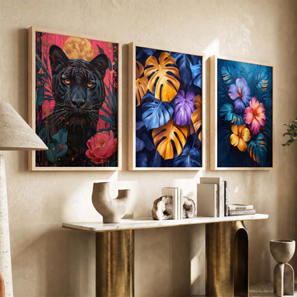 Modern  Wall  Art  Paintings for Living Room - Wall Poster With frames