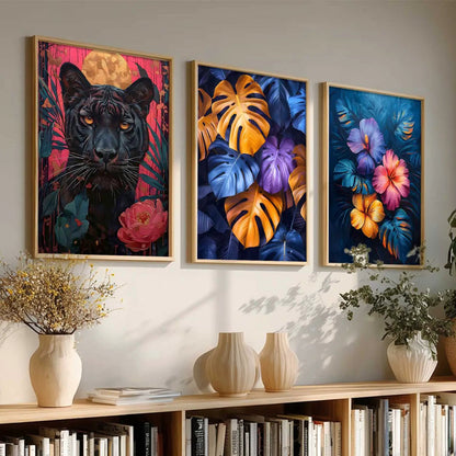 Modern  Wall  Art  Paintings for Living Room - Wall Poster With frames