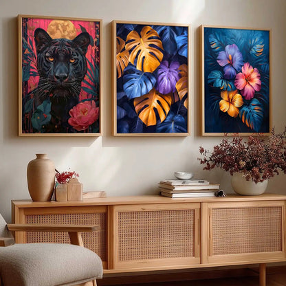 Modern  Wall  Art  Paintings for Living Room - Wall Poster With frames