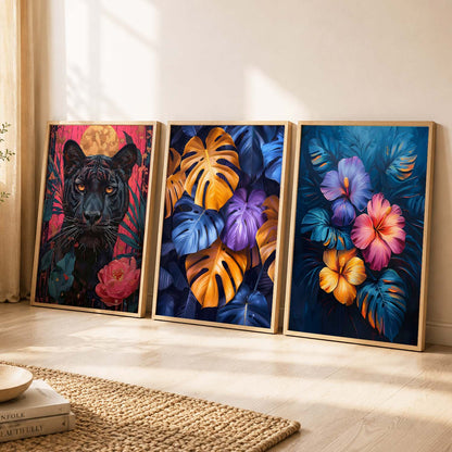 Modern  Wall  Art  Paintings for Living Room - Wall Poster With frames