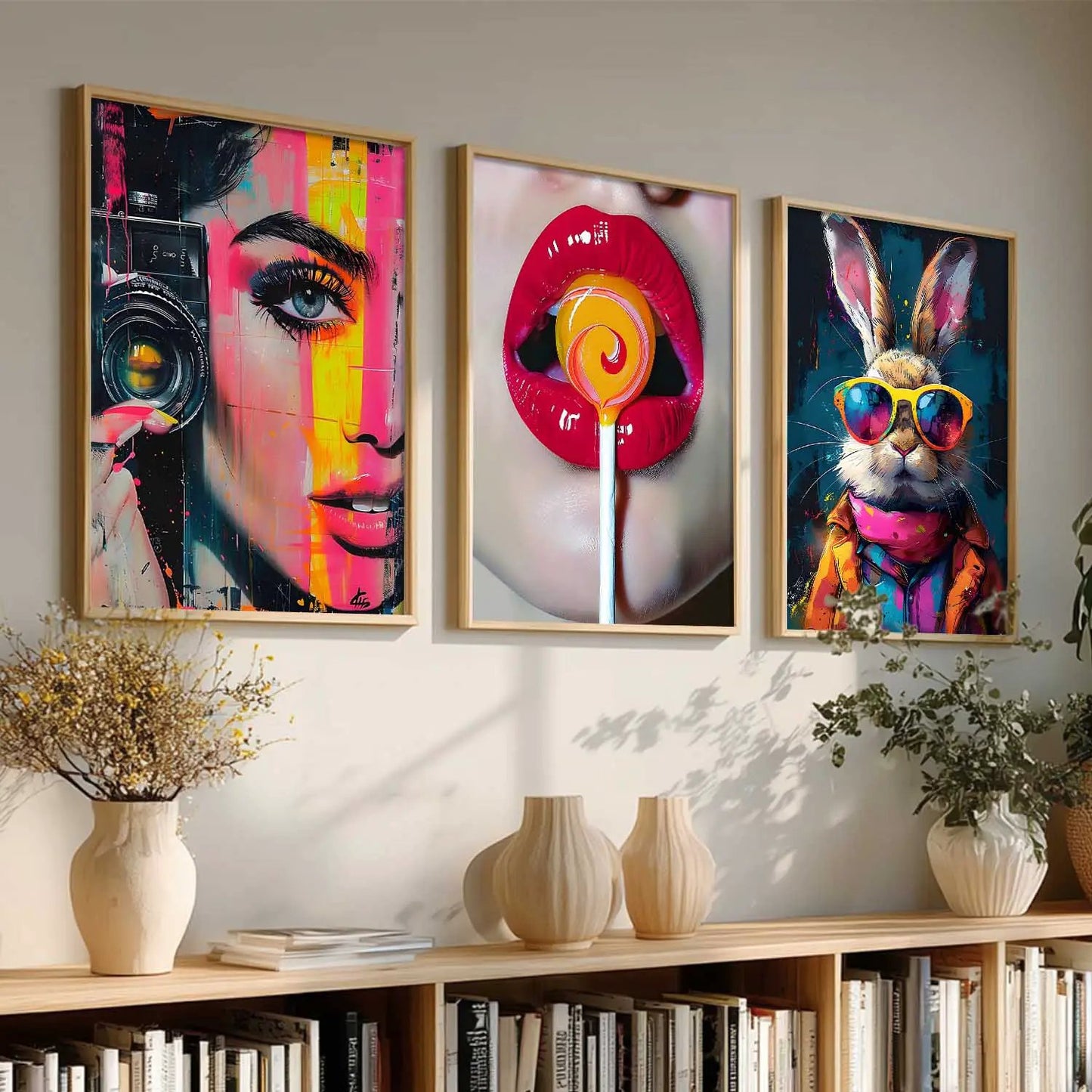 Modern  Wall Art  Paintings for Living Room - Wall Poster With frames