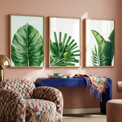 Botanical Leaf Wall Arts with Frame
