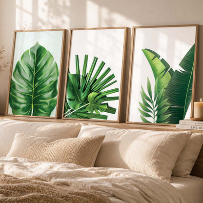 Botanical Leaf Wall Arts with Frame
