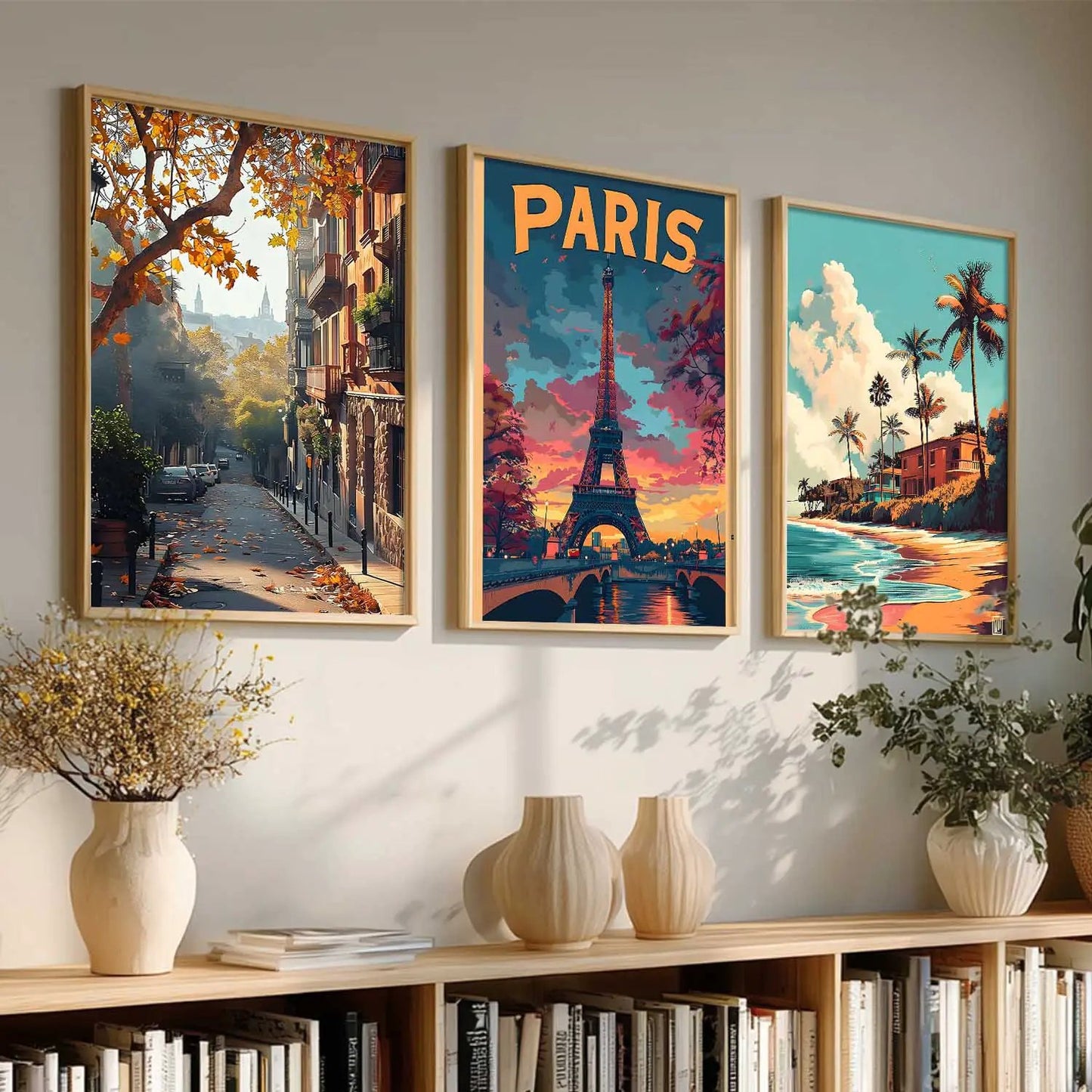city   Wall Art Paintings for Living Room - Wall Poster With frames