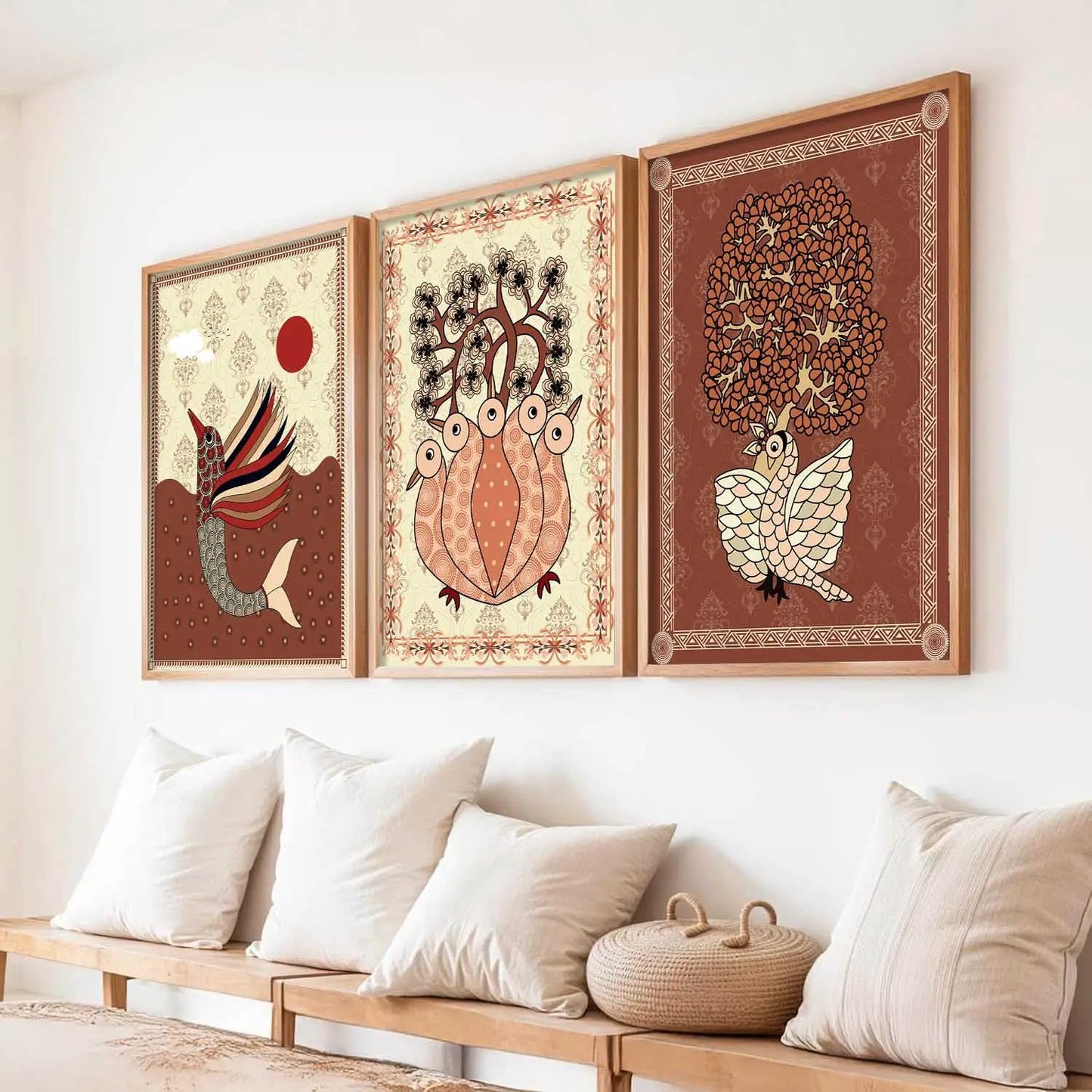 city  Wall Art Paintings for Living Room - Wall Poster With frames