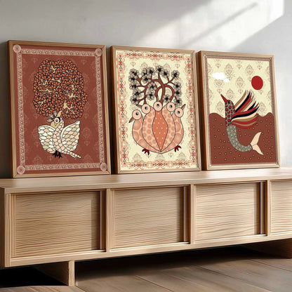 city  Wall Art Paintings for Living Room - Wall Poster With frames