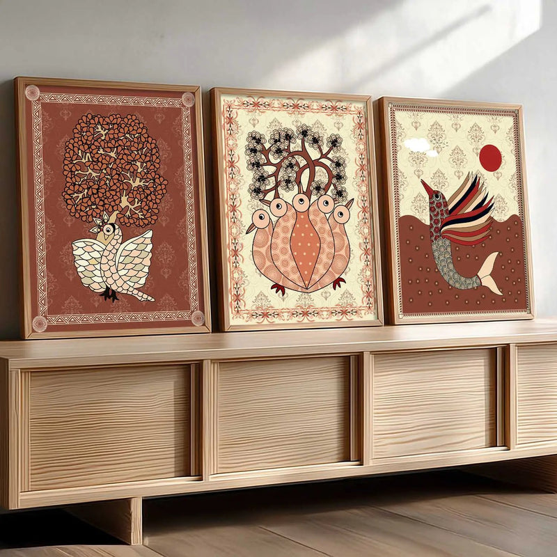 city  Wall Art Paintings for Living Room - Wall Poster With frames