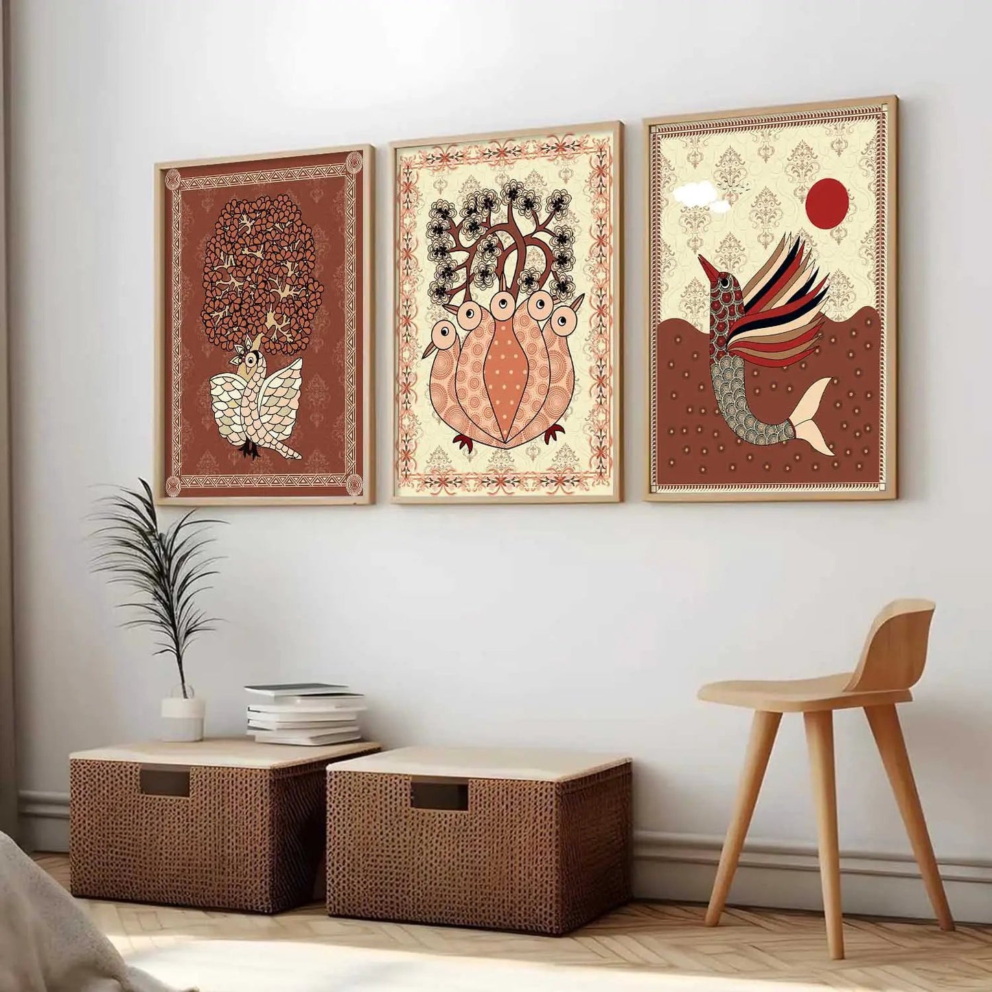 city  Wall Art Paintings for Living Room - Wall Poster With frames