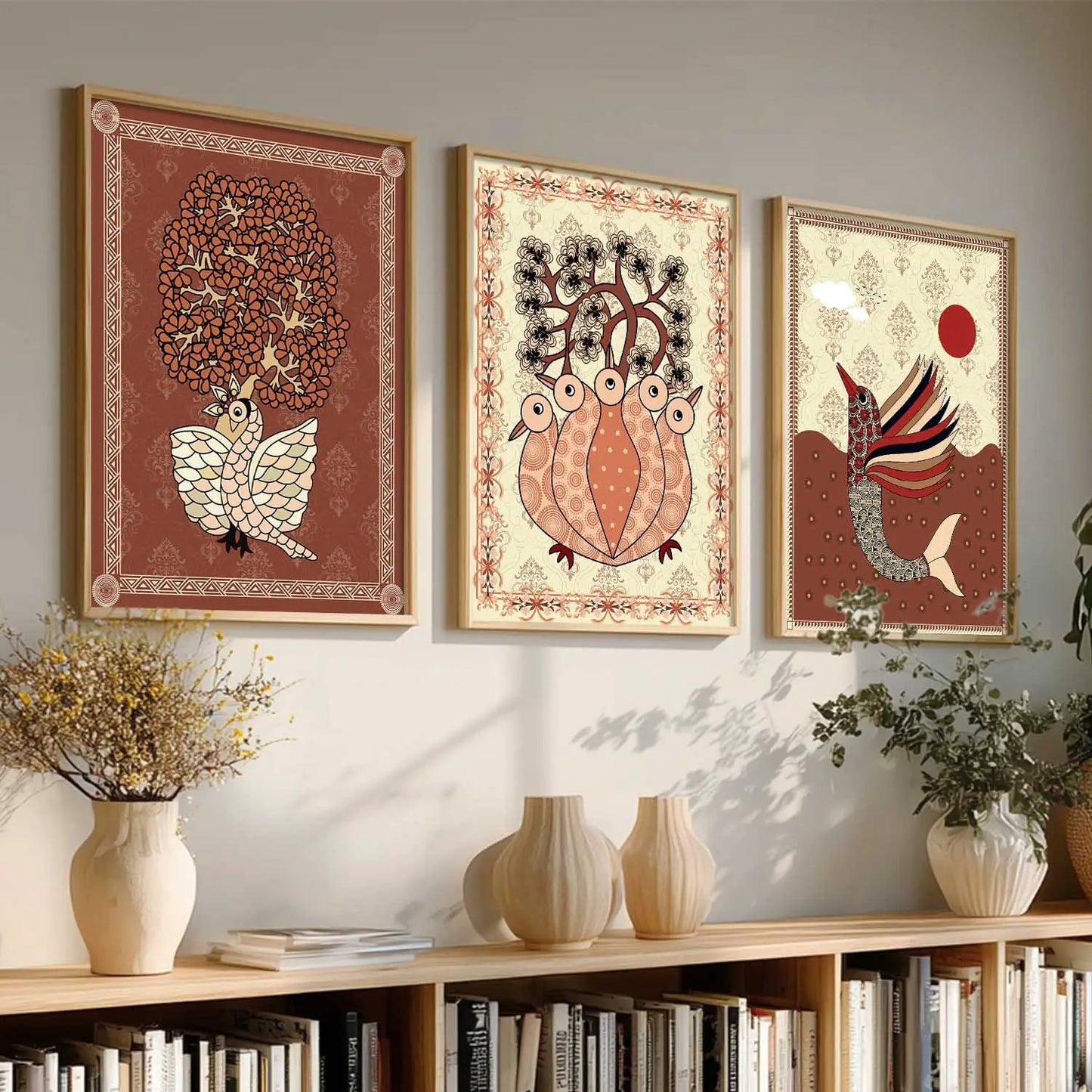 city  Wall Art Paintings for Living Room - Wall Poster With frames