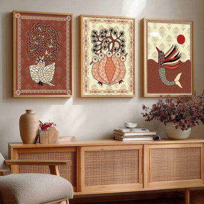city  Wall Art Paintings for Living Room - Wall Poster With frames