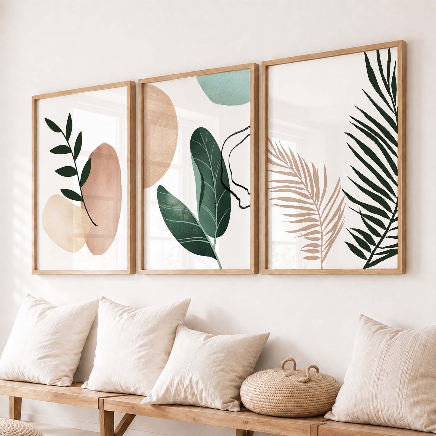 Nature Inspired Wall Art with Frame : Framed Posters