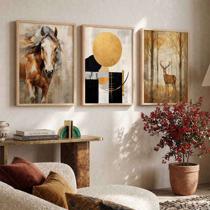Modern Wall Art  Paintings for Living Room - Wall Poster With frames