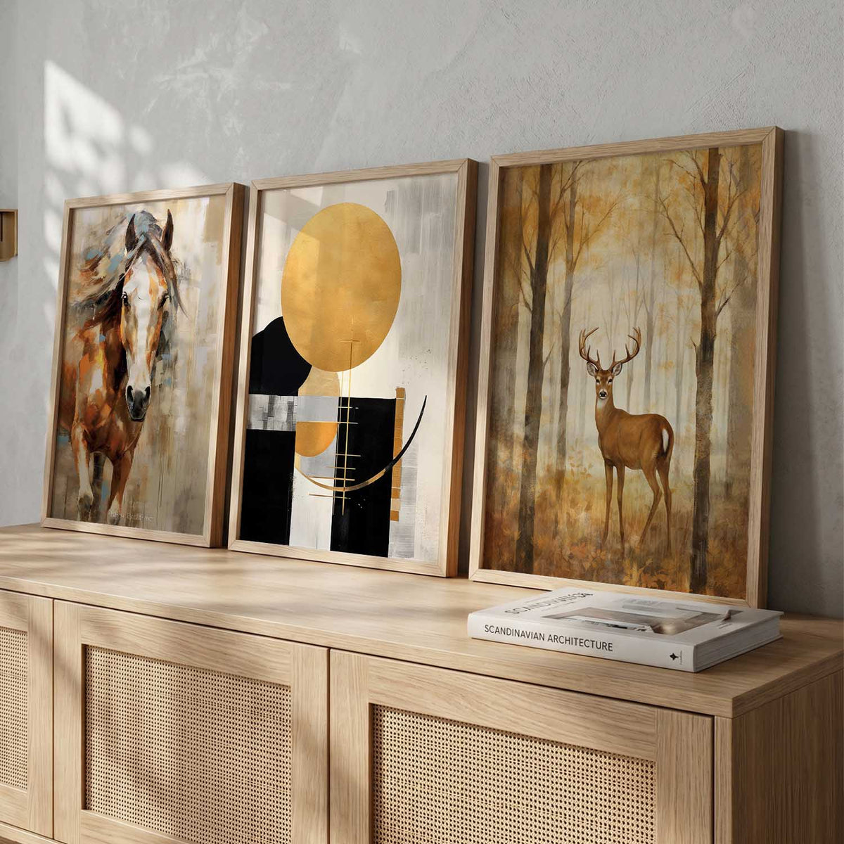 Modern Wall Art  Paintings for Living Room - Wall Poster With frames
