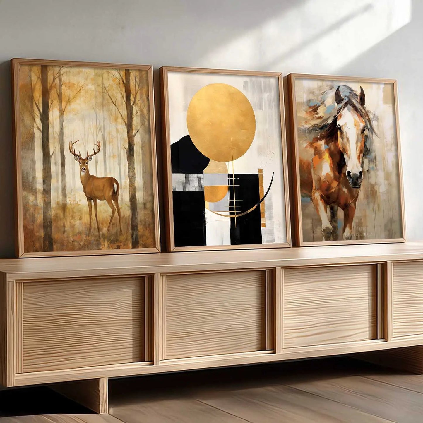 Modern Wall Art  Paintings for Living Room - Wall Poster With frames