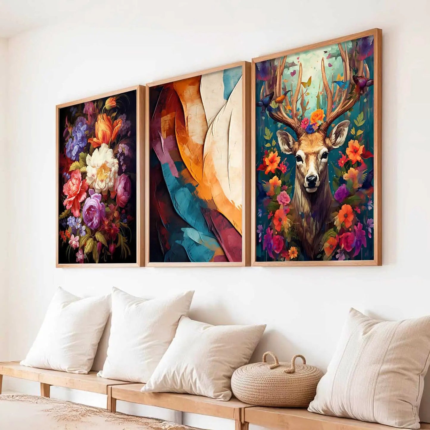 Modern Wall Art Paintings for Living Room - Wall Poster With frames by Kotart store