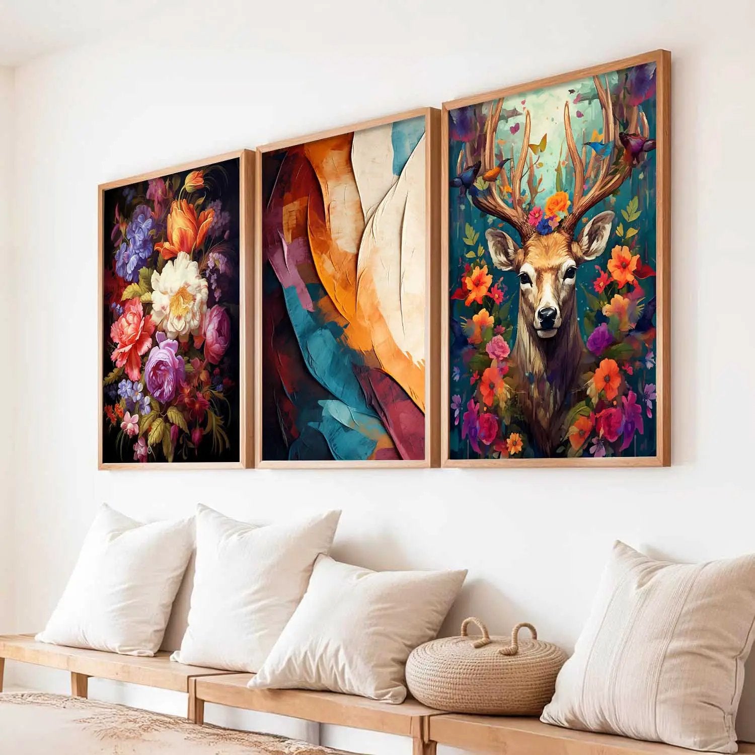 Modern Wall Art Paintings for Living Room - Wall Poster With frames by Kotart store