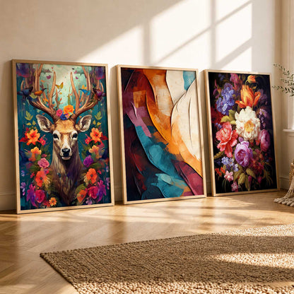 Modern Wall Art Paintings for Living Room - Wall Poster With frames