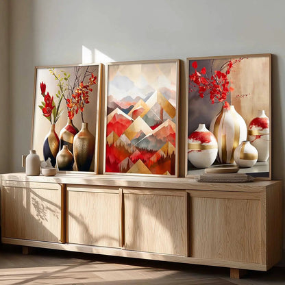 Modern   Wall  Art  Paintings for Living Room - Wall Poster With frames