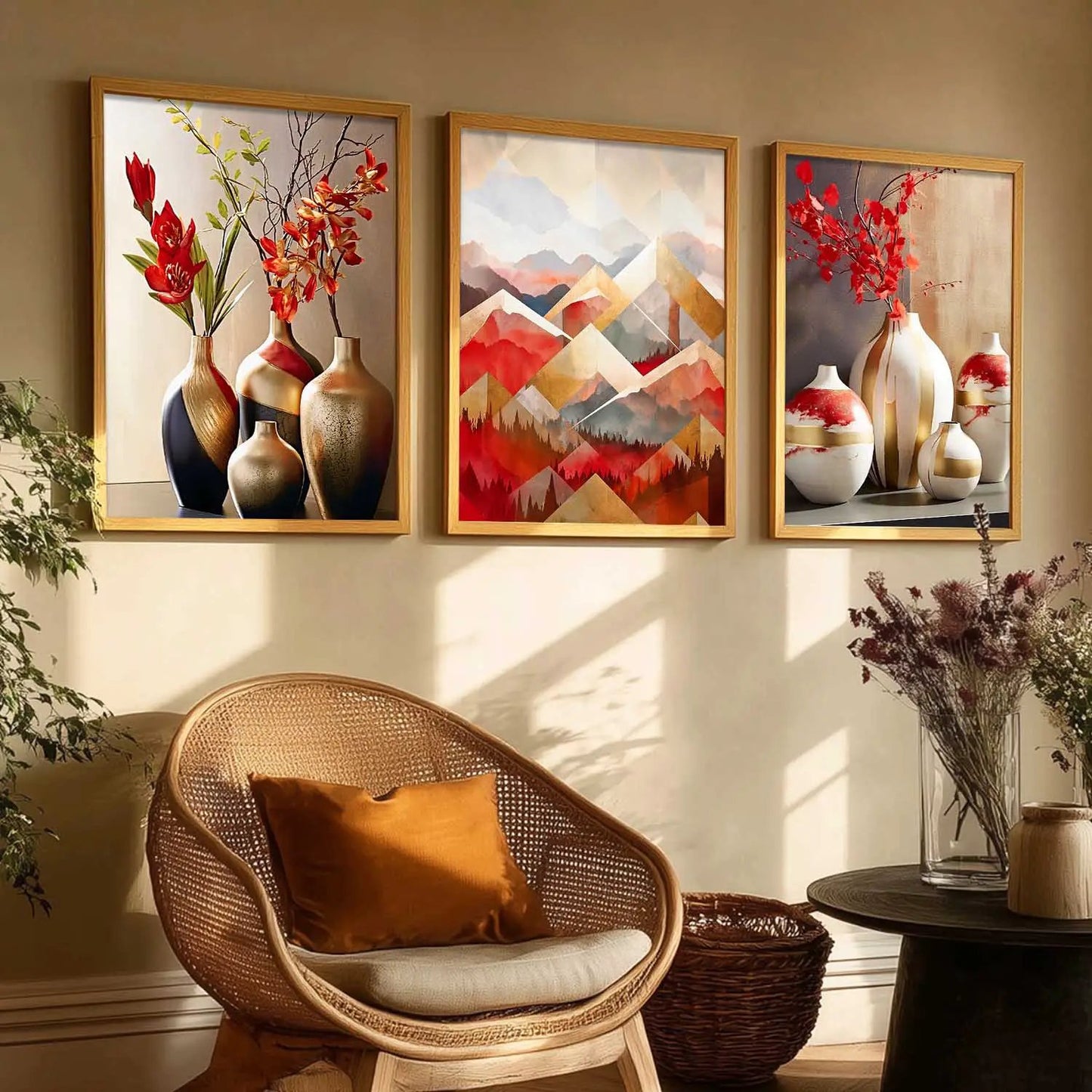 Modern   Wall  Art  Paintings for Living Room - Wall Poster With frames