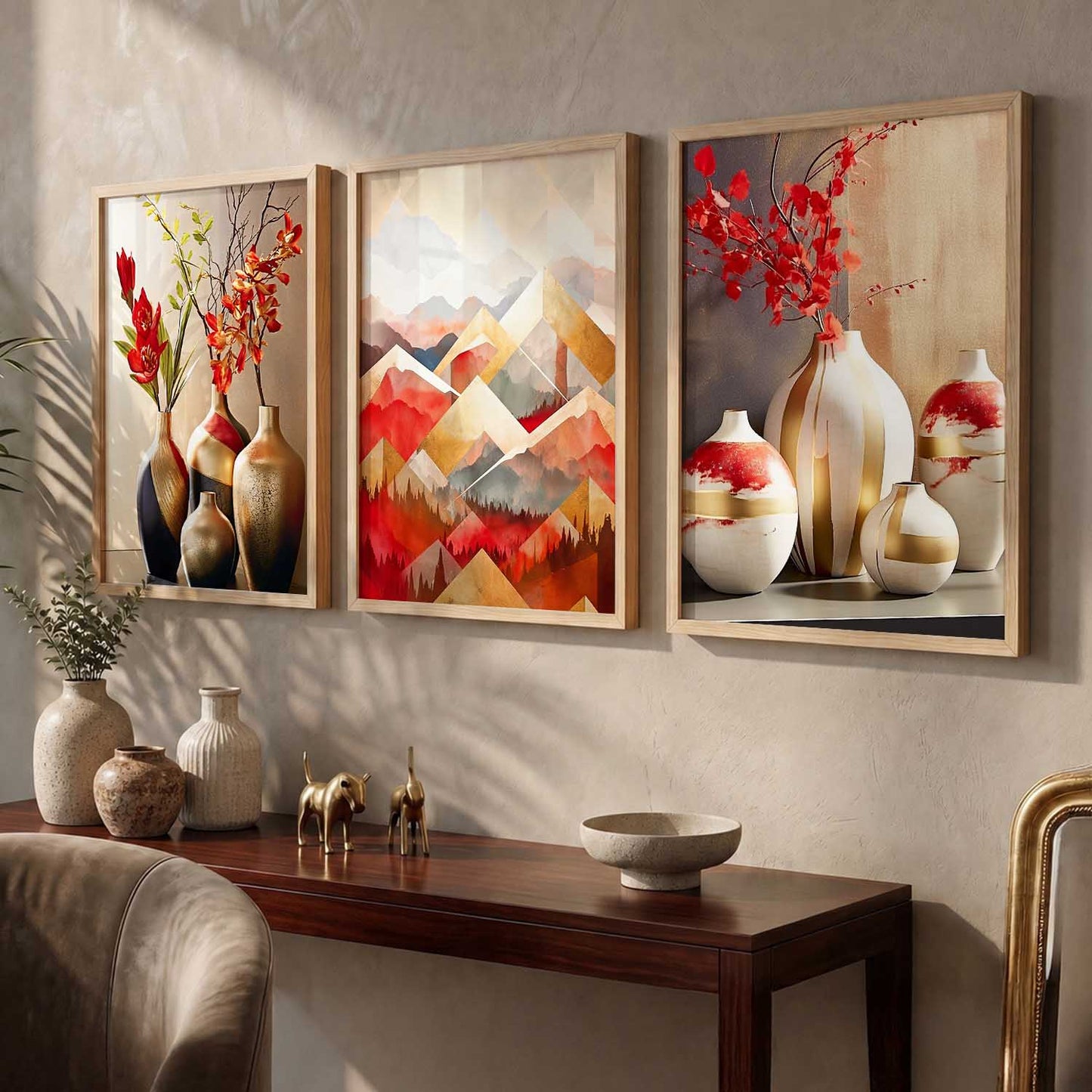 Modern   Wall  Art  Paintings for Living Room - Wall Poster With frames