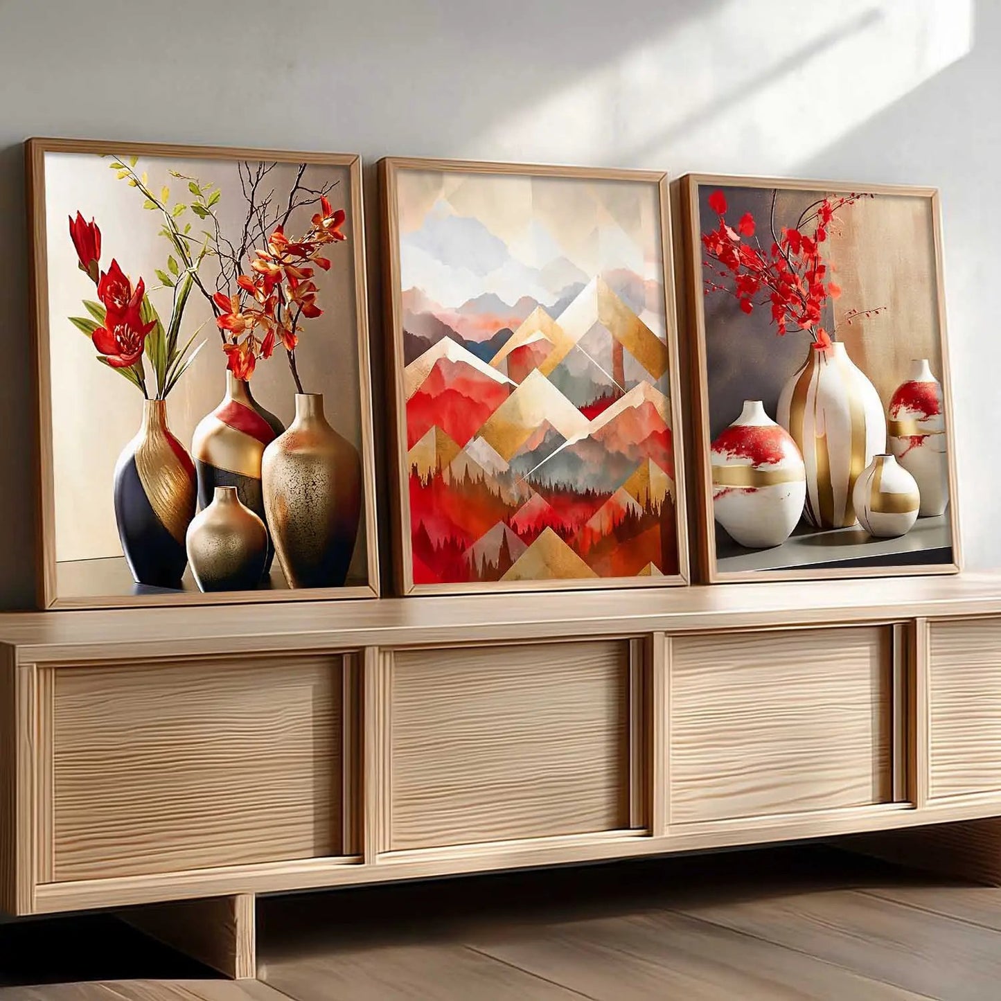 Modern   Wall  Art  Paintings for Living Room - Wall Poster With frames