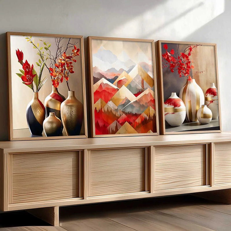 Modern   Wall  Art  Paintings for Living Room - Wall Poster With frames