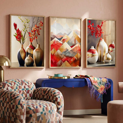 Modern   Wall  Art  Paintings for Living Room - Wall Poster With frames
