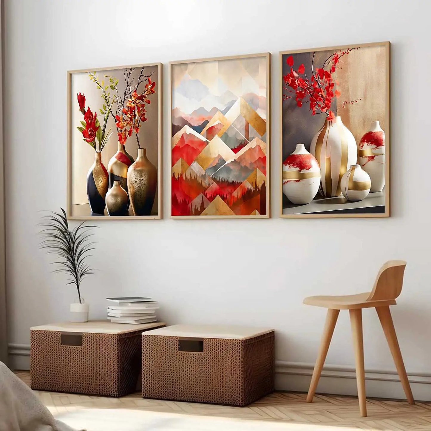 Modern   Wall  Art  Paintings for Living Room - Wall Poster With frames