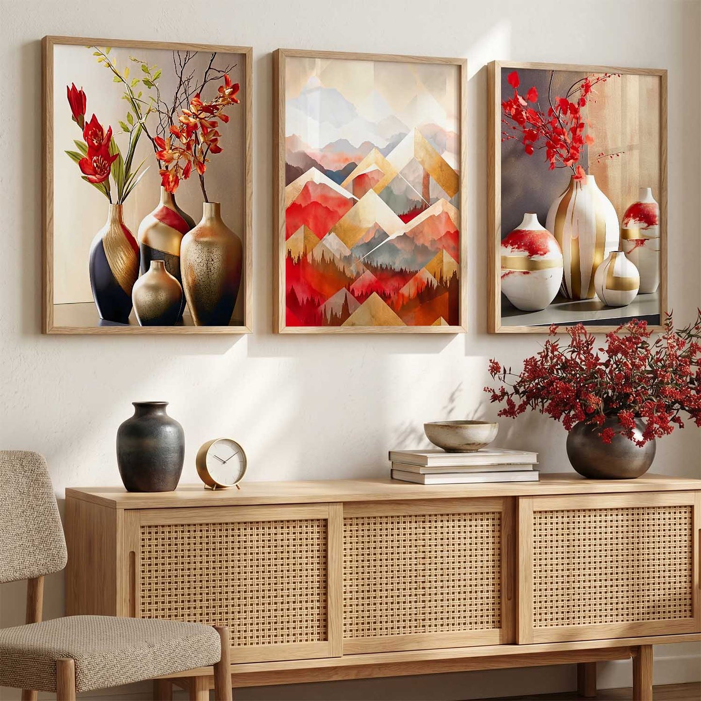 Modern   Wall  Art  Paintings for Living Room - Wall Poster With frames