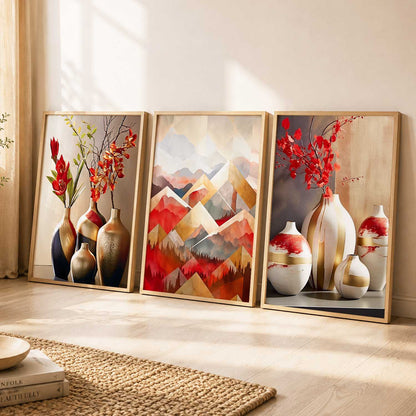 Modern   Wall  Art  Paintings for Living Room - Wall Poster With frames