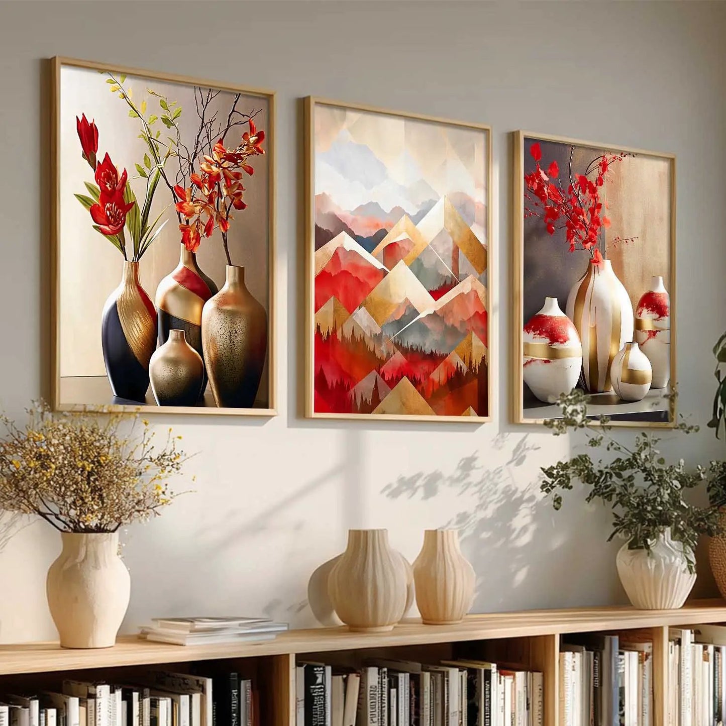 Modern   Wall  Art  Paintings for Living Room - Wall Poster With frames