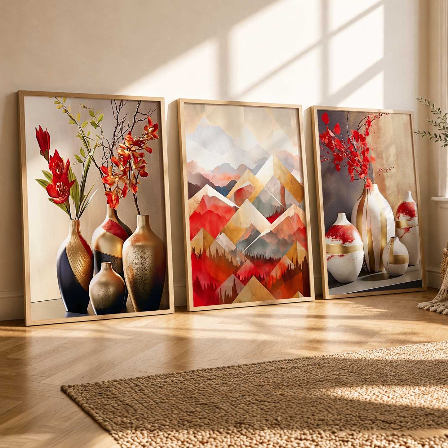 Modern   Wall  Art  Paintings for Living Room - Wall Poster With frames