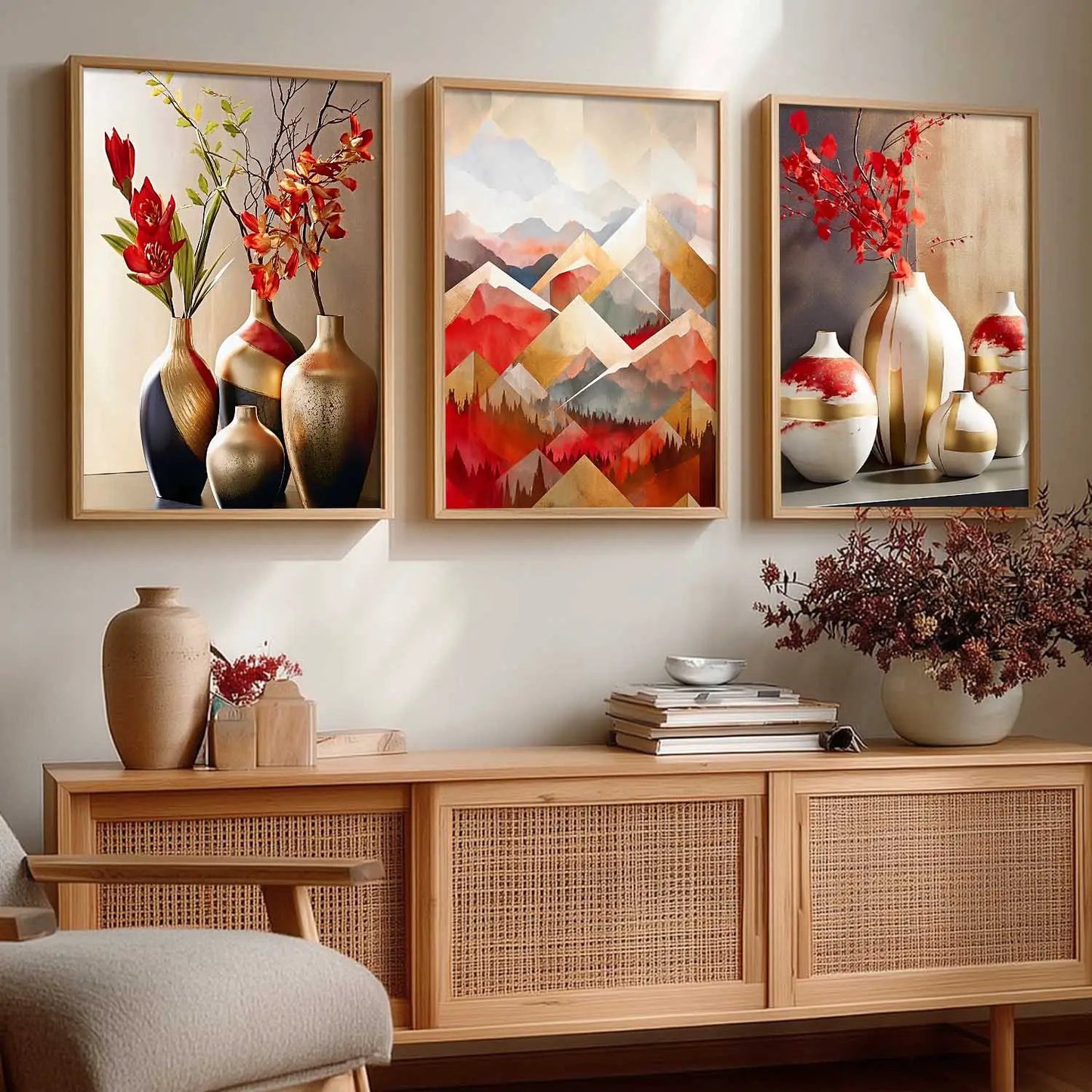 Modern   Wall  Art  Paintings for Living Room - Wall Poster With frames